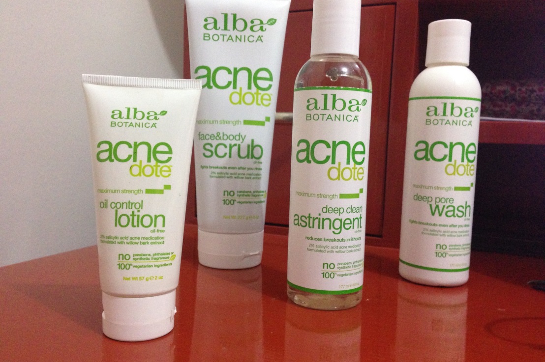 Alba Botanica Acne Dote Skincare Line Review